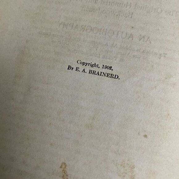 Antique 1902 Life of David Crockett by E. A. Brainerd Hard Cover Book - Picture 7 of 16